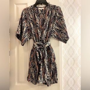 Umgee small colorful shorts romper with pockets